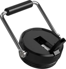 Jmoe USA Straw Lid for RTIC Jugs | Fits Half Gallon and One Black 