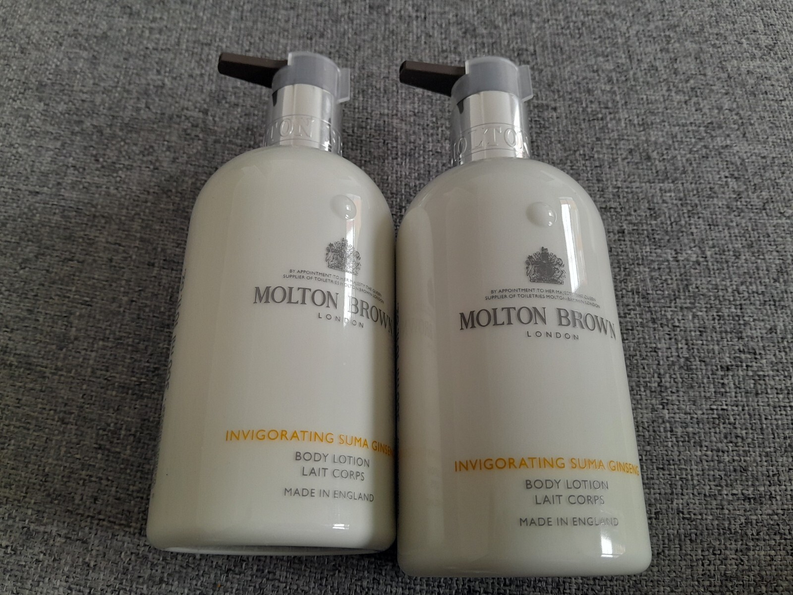 Molton Brown New x2 Bottles Invigorating Suma Ginseng Body Lotions