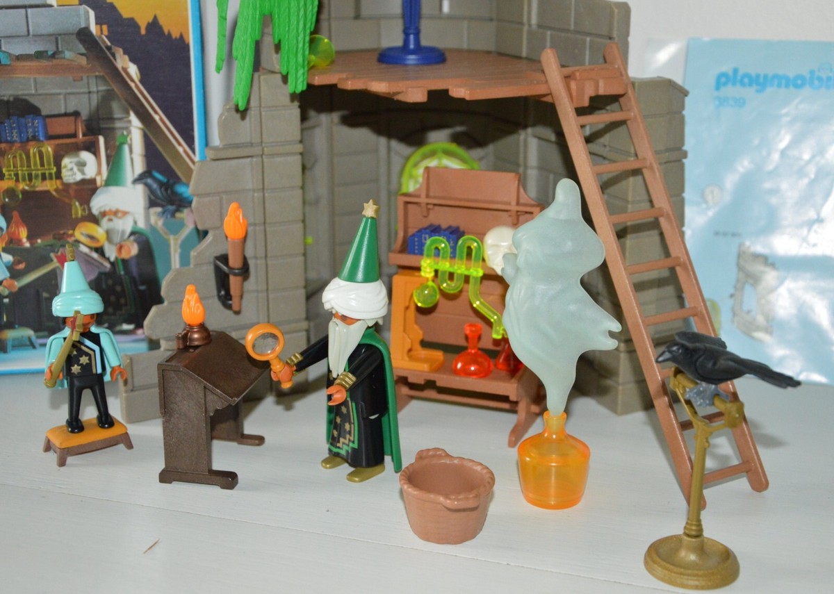 PLAYMOBIL 4836 SORCIER Mage Magicien Donjon Citadelle Du Dragon Vert