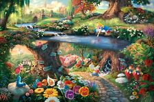 Tea Party Mad Hatter Alice In Wonderland Disney Theme Park Art Painting CBjork