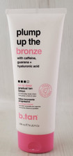 B.Tan Plump Up The Bronze Gradual Tan Lotion, 8 oz Lotion - Tan to Deep - Vegan