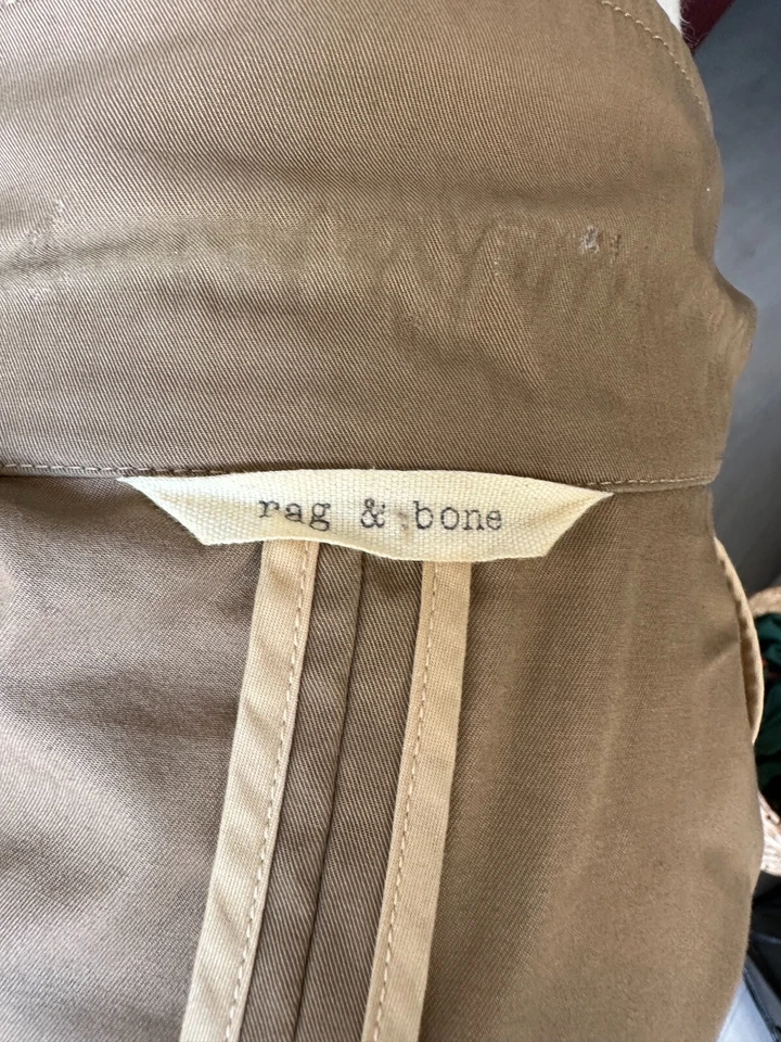 rag & bone Made USA 100% Cotton Mens Utility Casual Blazer Size 44R MSRP 495 - Image 3 of 4