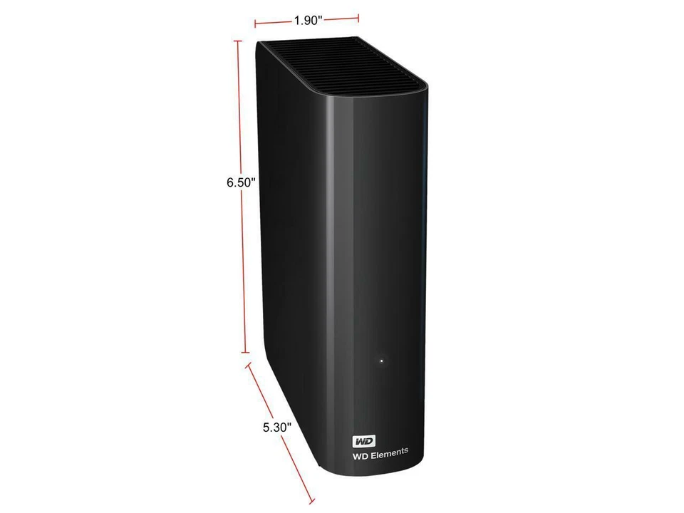 WD Elements 10TB USB 3.0 Portable External Desktop Hard Drive - Black HDD - Image 3 of 4