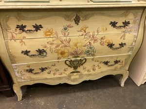 Vintage WIDDICOMB Painted Bedroom Set W/ 2 Twin Beds Dresser