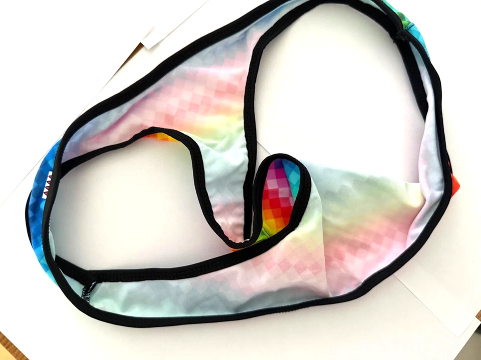 Wicked Weasel Bikini Digital Rainbow 238 Full Bikini Bottom 25th Anniversary L - Bild 4 von 4