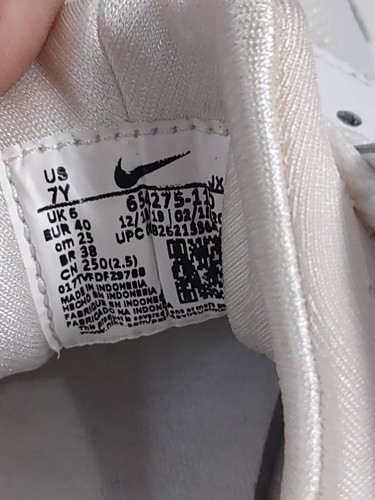 Nike Air Huarache Run (GS) Girl's Size 7Y, Sneakers White. UK 6, EUR, 40, BR 38 - Picture 5 of 7