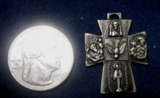 Vintage Catholic Four Way Medal