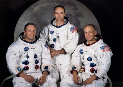 APOLLO 11 CREW MOON SPACE MISSION GLOSSY POSTER PICTURE PHOTO PRINT BANNER 8553