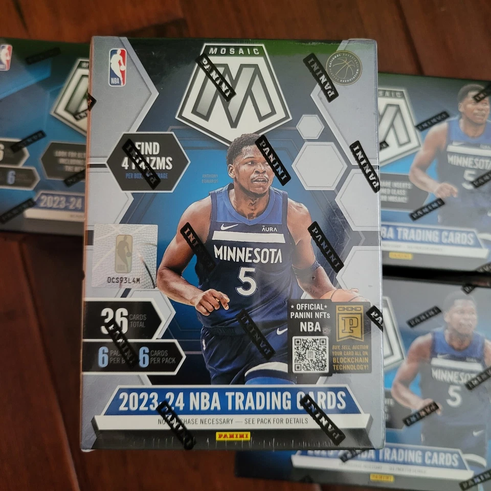 2023-24 Panini Mosaic Baloncesto Blaster Box Lote de 4 🔥 NUEVO Wembanyama Genesis Foto 3 de 4