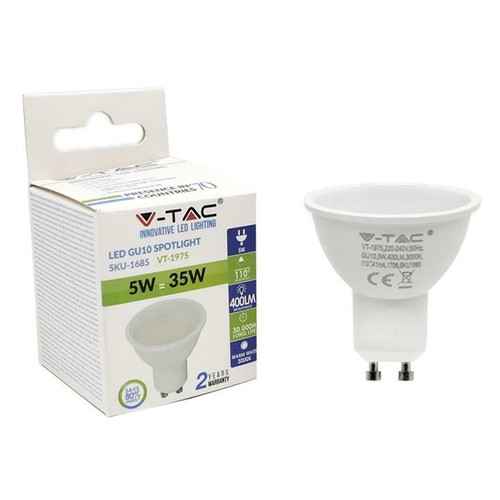 V-TAC 10x Lampadine LED GU10 - [ Alta Efficienza 4.5W ] - 400 Lumen - Foto 3