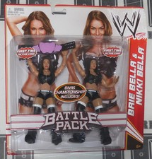 The Bella Twins Nikki & Brie Battle Pack Action Figure w/ Total Divas Belt NEW