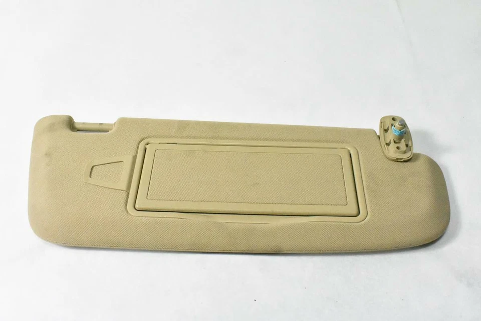 07-09 Mercedes W221 S600 S550 PASSENGER RIGHT FRONT TAN SUN VISOR - Image 4 of 4