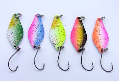 5x Forellenblinker 2,8g  Japan Blinker Trout Spoon Forelle B62