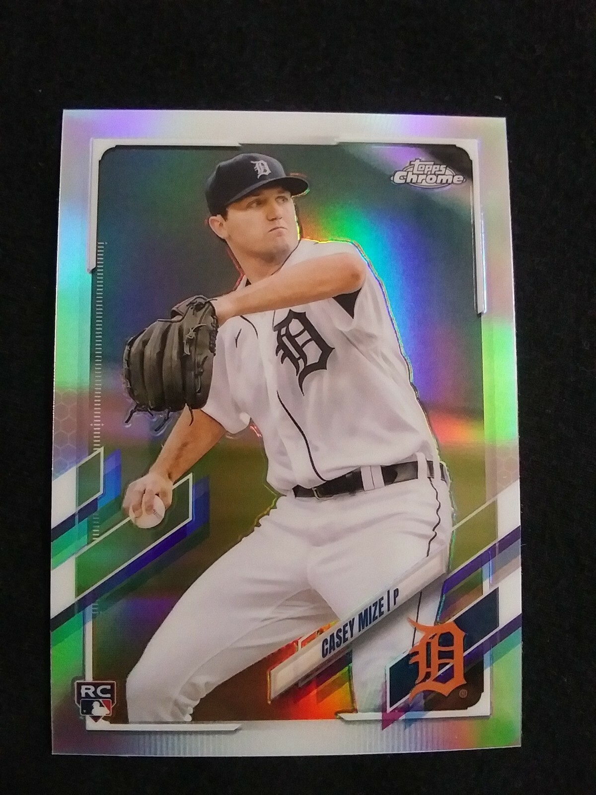 Casey Mize 2021 Topps Chrome Rookie Refractor
