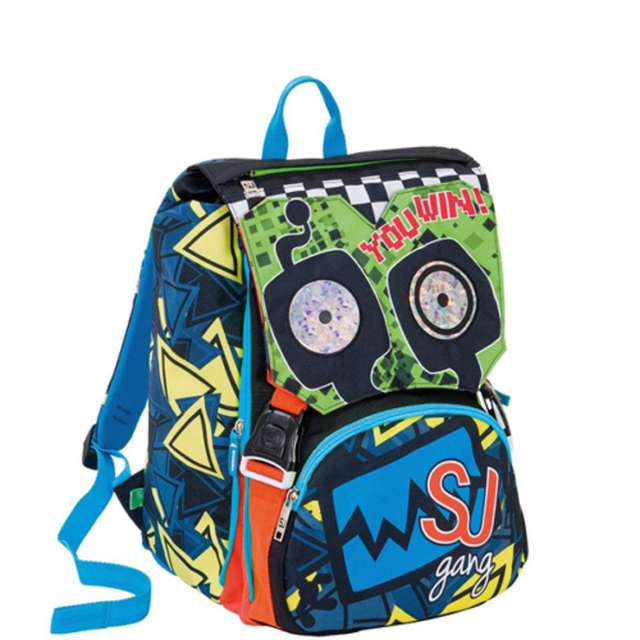 Zaino Scuola Seven estensibile SJ Gang Face Boy | Acquisti Online su eBay