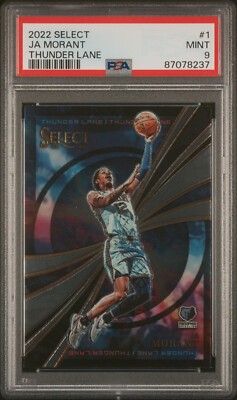 2022-23 Panini Select - Thunder Lane Ja Morant #1 for sale