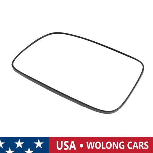 1 Pc Mirror Glass Driver Side Heated with Backing Plate for Toyota Prius