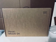 CISCO MERAKI MS225-24 MS225-24-HW UNCLAIMED (NEW IN BOX)