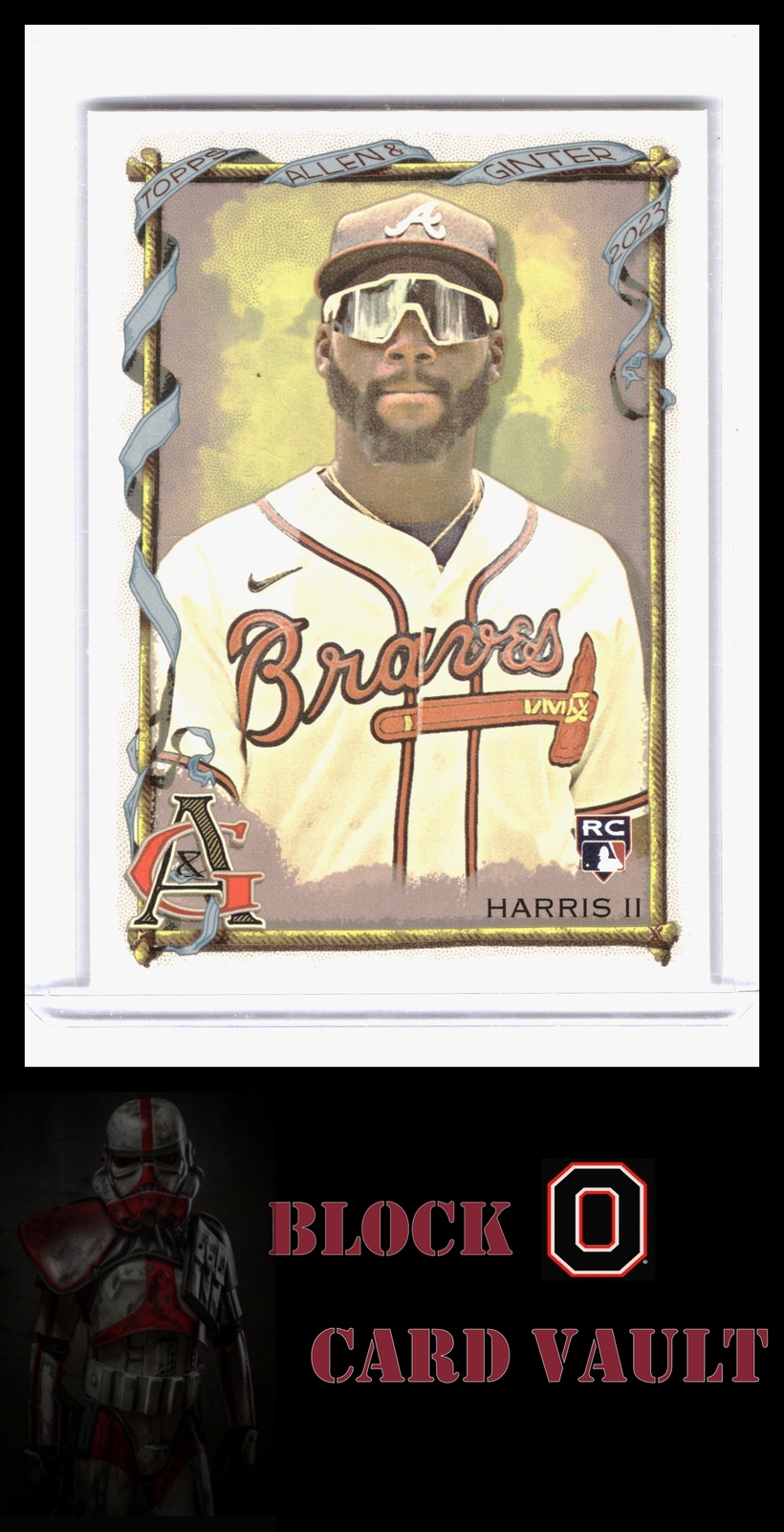 2023 Topps Allen & Ginter #12 Michael Harris II Silver Portrait