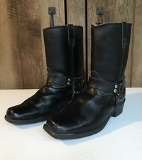 Lil Durango boots Black Boys Size 3D Biker Style BT510