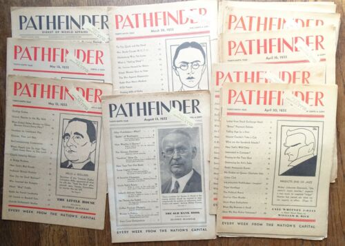 1932 Pathfinder Magazine (15 numéros) Gandhi emprisonné, camps de torture de Floride, etc. - Photo 1/4