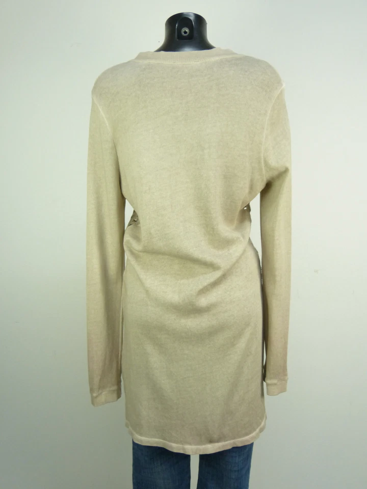 BIBA STRICKJACKE GR M / HELLBRAUN & NEUWERTIG - SEHR LANG   ( O 0543 ) - Bild 3 von 4