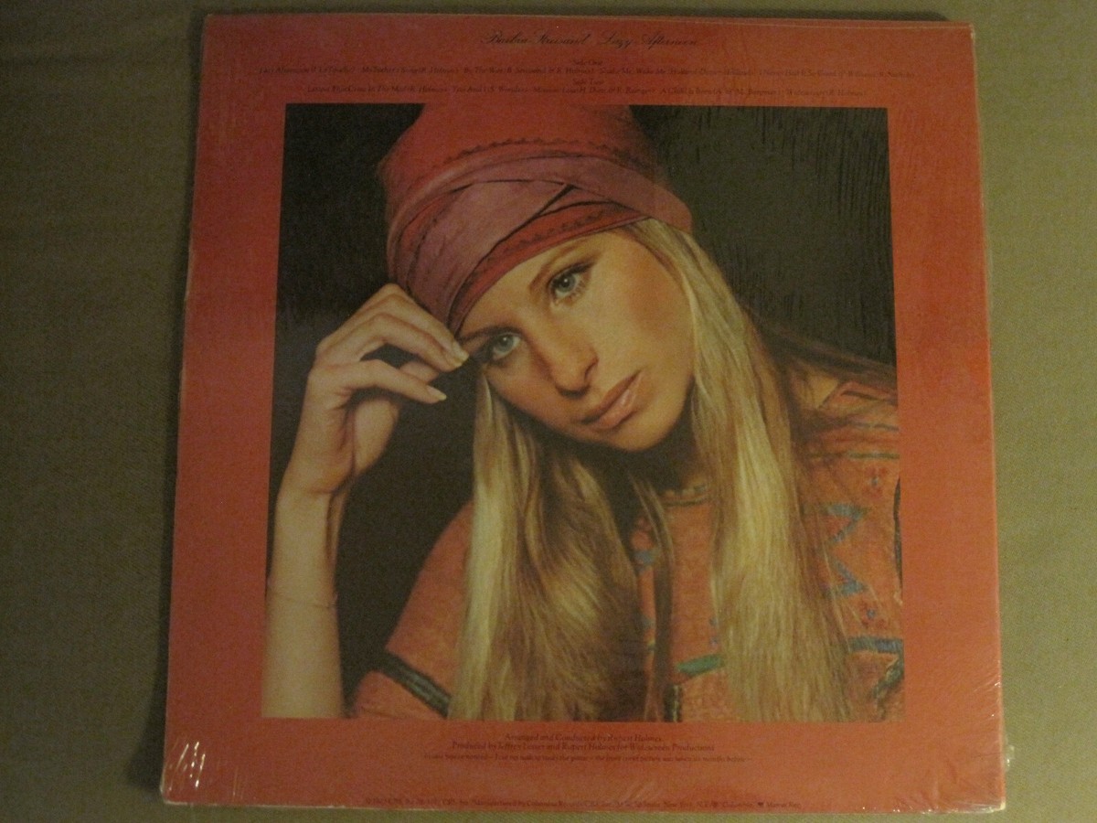 バーブラ・ストライサンド BARBRA STREISAND LAZY AFTERNOON LP ORIG '75 COLUMBIA PC