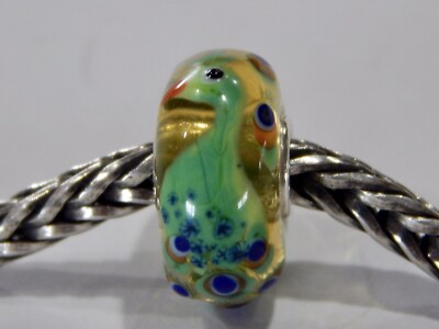 TROLLBEADS Peacock OOAK Unique Bead Original EVENT ONLY Bead RARE & HTF NEW!