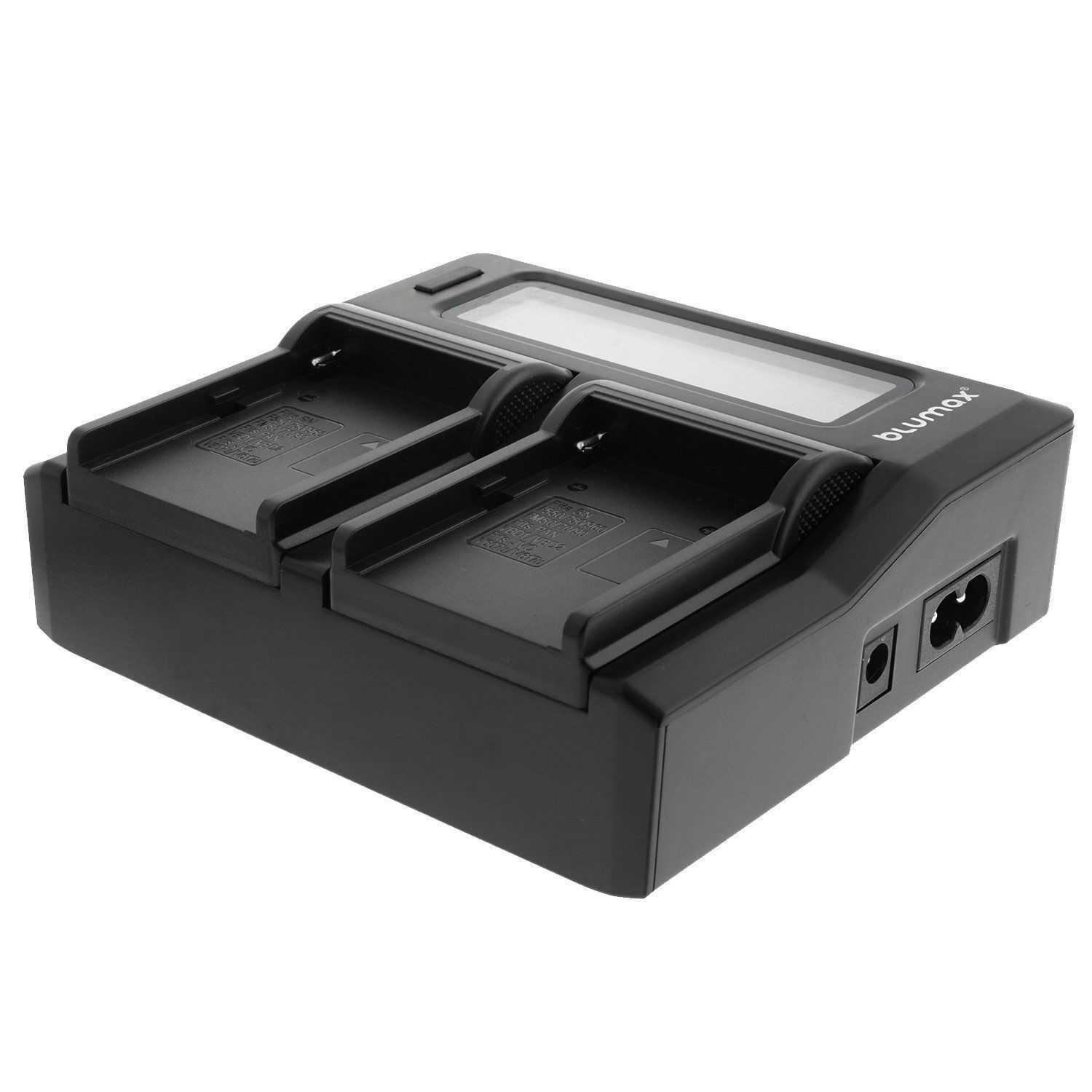 Blumax Set mt Lader für Sony NP-FH100 -FH60 -FH70 2400mAh Kamera