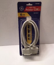 6 FT DB25 25-Pin IEEE 1284 Parallel Male to CN36 Centronics Male Printer Cable N