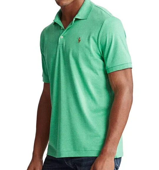 NWT MENS POLO RALPH LAUREN S/S POLO SHIRT~GREEN~2XL TALL
