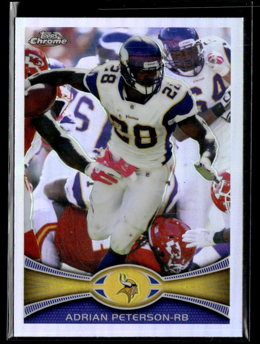 2012 Topps Chrome #158 Adrian Peterson Refractor