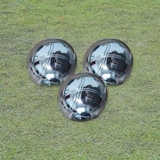 Bocce Balls Set Boules Stainless Steel Easy to Equipment French Petanque Game