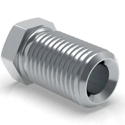 AUPROTEC 20x Raccordo tipo S flangiato E 3/8" x 24 per tubo freno 4,75 mm DIN/ISO 1651