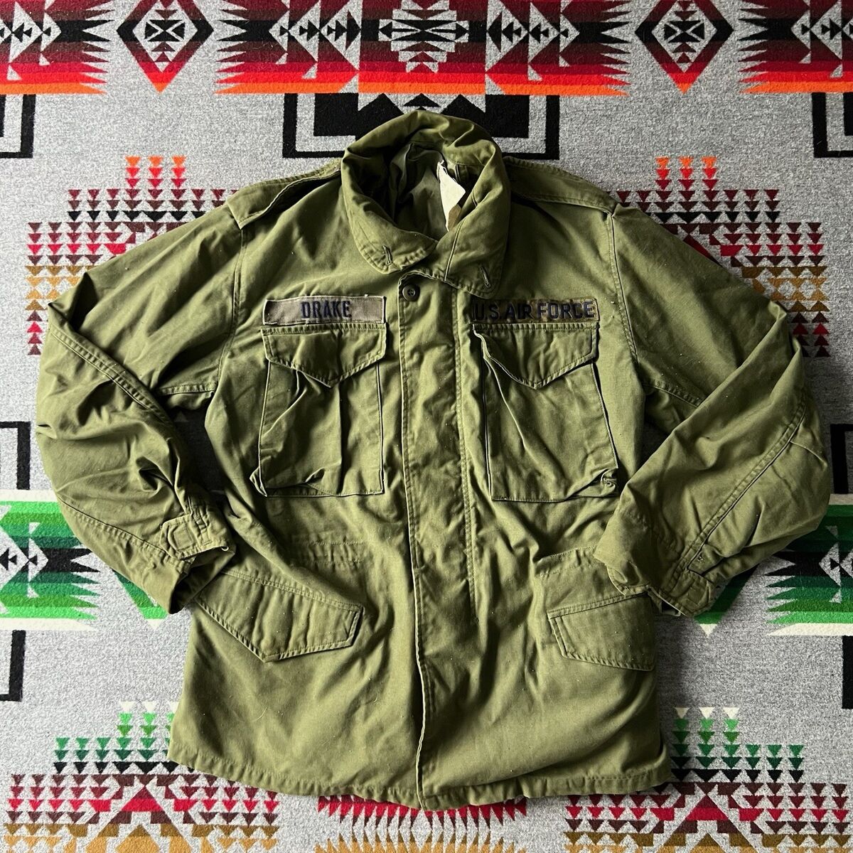 Vintage 70s US Military M65 Olive Green Field Jacket Small Vintage 70s US Military M65 Olive Green Field Jacket Small