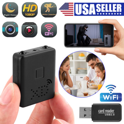 Smart Mini Wireless WiFi Camera Home Security 1080P HD Night Cam With Battery US