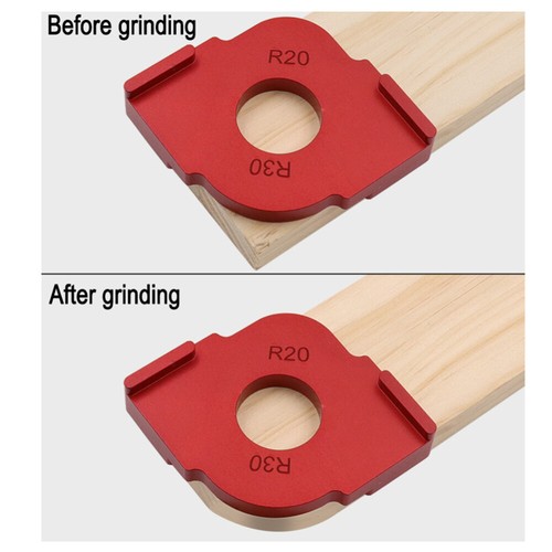 8-in-1 Router Schablone Set - Radius Frässchablonen R10-R50 Für Holzbearbeitung