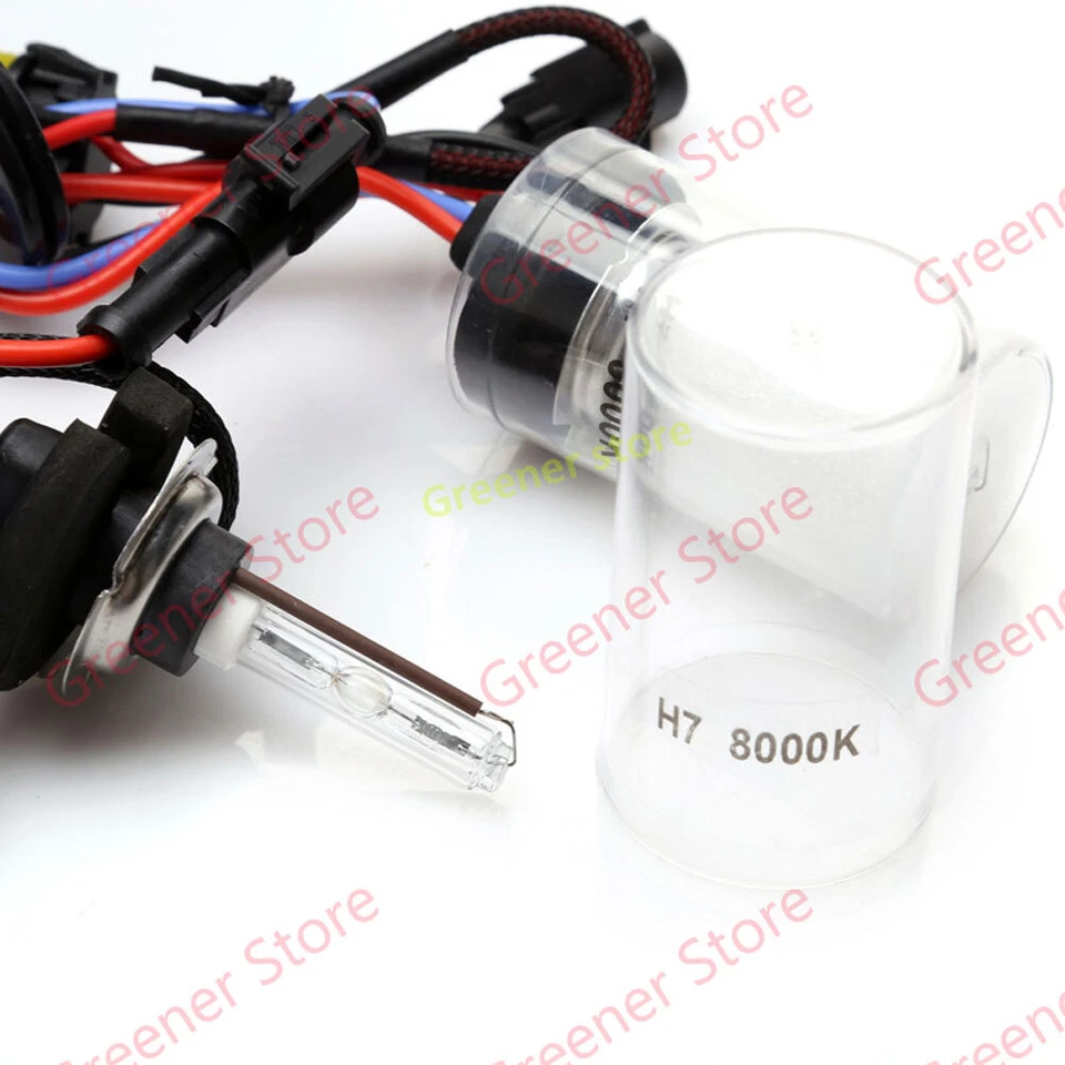 2X 35W 55W H7 Car HID Xenon Headlight Lamp Bulbs Ceramic METAL BASE 5K 6K 8K 10K - Image 4 of 4