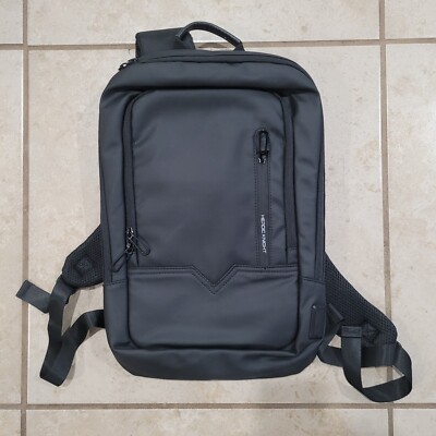 Heroic Knight Fashion Anti-Theft Super Thin Slim Backpack Black