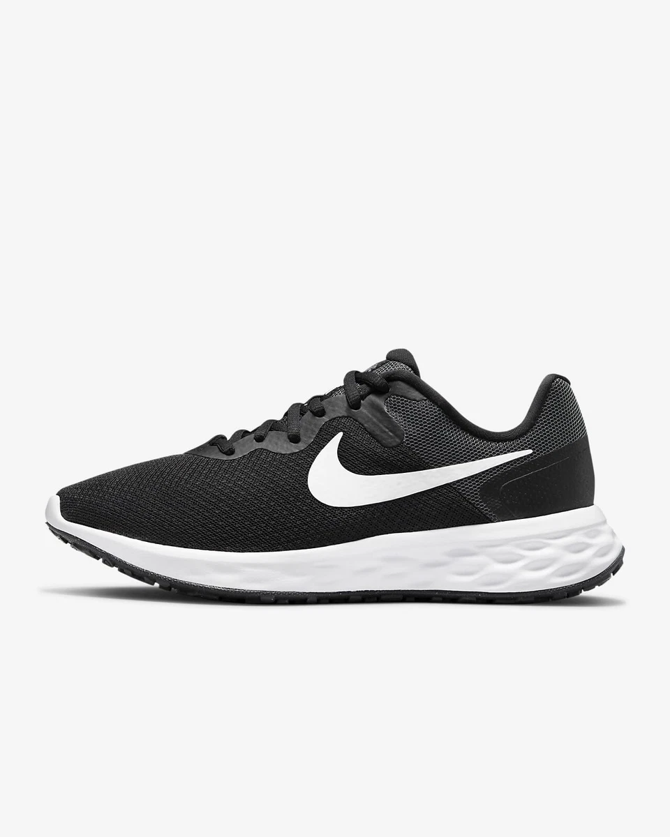 Women Nike Revolution 6 Next Nature Running Shoes Black White