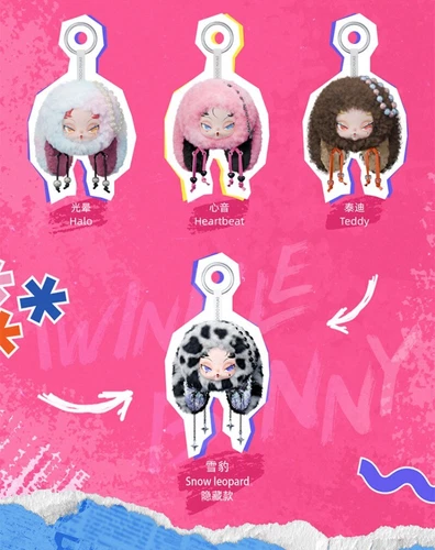 TOPTOY DODO NAMI Twinkle Bunny Serie Vinyl Plüsch Tasche Blindbox Anhänger Geschenk Neu - Bild 14 von 19