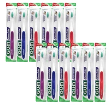12-PACK 457: Sunstar GUM Dome Trim Toothbrush, Compact, Soft Bristles BEST PRICE