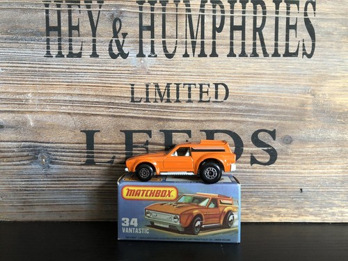 Matchbox Superfast no.34B-13.Last Version Mint Last OVP von 1977