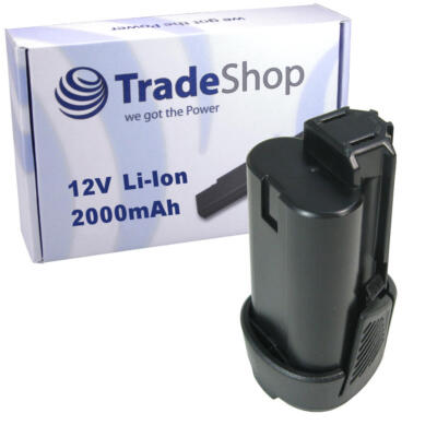 Trade-Shop AKKU 12V 2000mAh Li-Ion für Ryobi R12DDLL13S R-12-DD