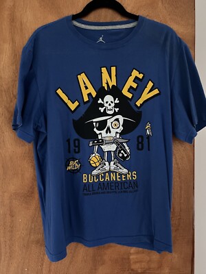NIKE MICHAEL JORDAN LANEY BUCS SHIRT RE ISSUE SIZE LARGE MEN ULTRA RARE NICE WOW