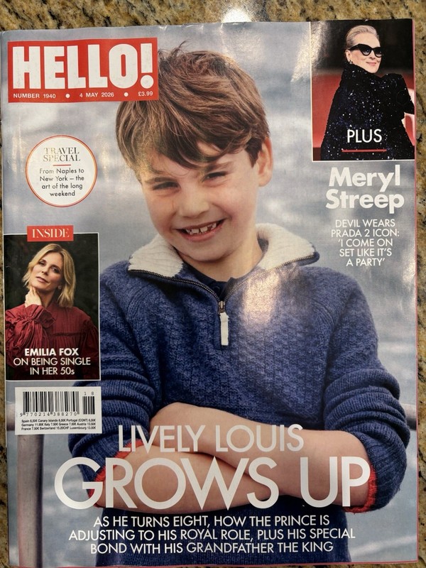 Hello! Magazine.  Issue 1940.  May 4, 2026