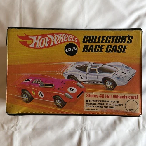 Vintage 1969 Hot Wheels 48 Car Collectors Race Case Original 4 trays NO CARS