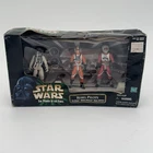 Vintage NIB Star Wars POTF Rebel Pilots 3-Figure Set! Ten, Wedge and Arvel. DB