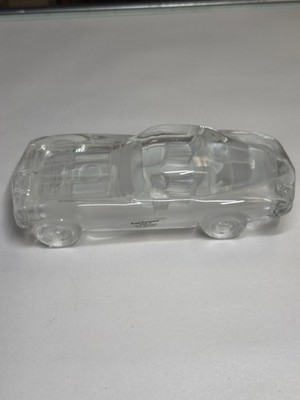 HOFBAUER Magic 1963 Stingray Corvette Glass Crystal CAR Paperweight  7'' Germany