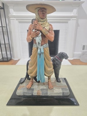 Statuette Ebony Visions The Protector Legends